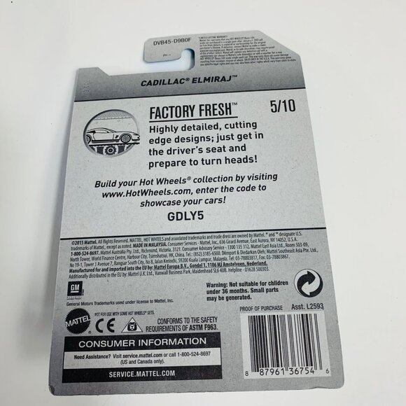 Hot Wheels Lot of 6 Die Cast Cars Mattel VTG Funny Tooned Factory Fresh Legends - Picture 10 of 15